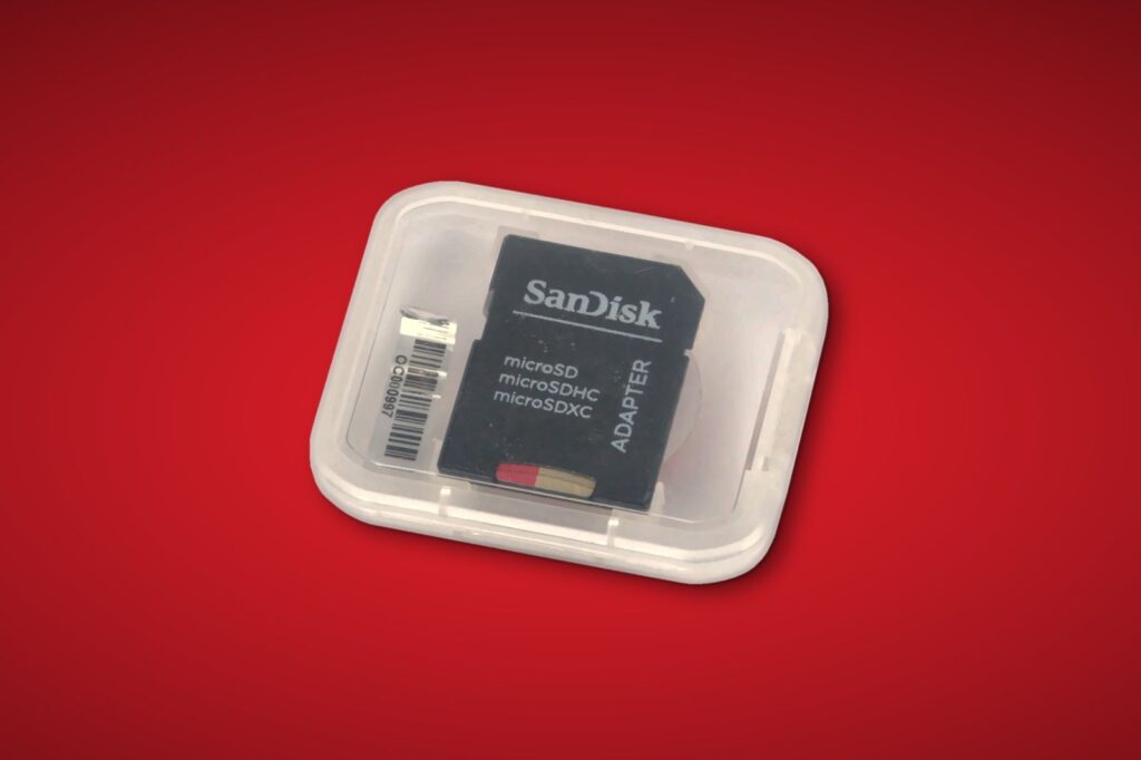 SanDisk microSD Card with SD Adapter