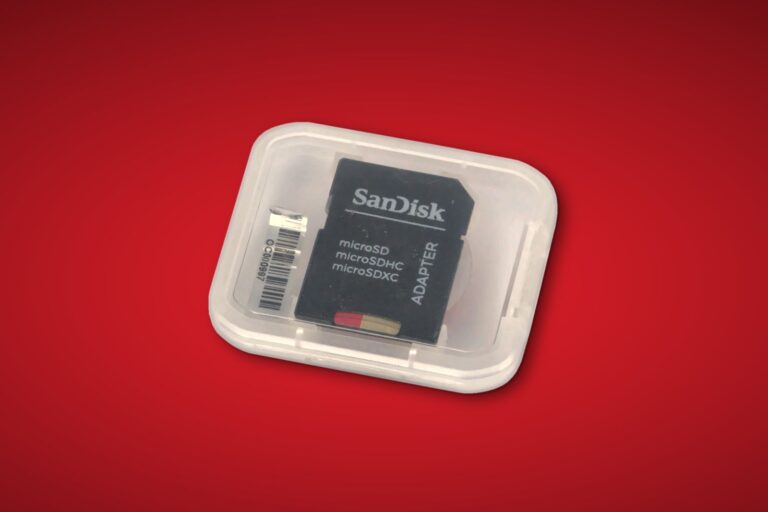 SanDisk microSD Card with SD Adapter